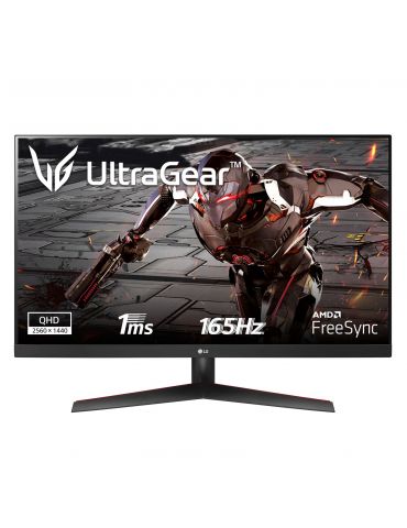 LG 32GN600-B.BEU LED display 80 cm (31.5") 2560 x 1440 Pixel Quad HD Negru, Roşu