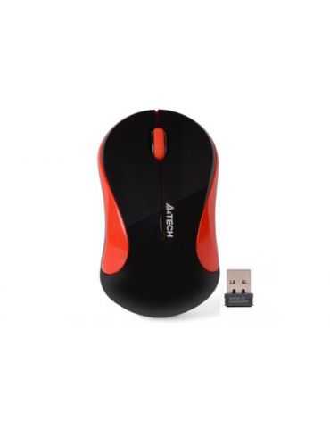 Mouse Optic A4Tech V-Track G3-270N-1, USB Wireless, Black-Red A4tech - 1 - Tik.ro