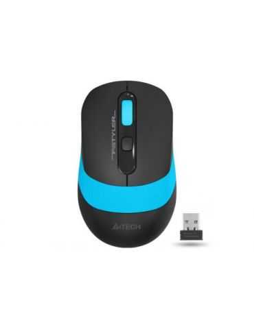 Mouse Optic A4TECH FG10, USB Wireless, Black-Blue A4tech - 1 - Tik.ro