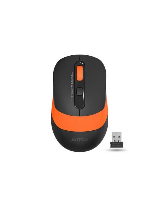 Mouse Optic A4TECH FG10, USB Wireless, Black-Orange A4tech - 1