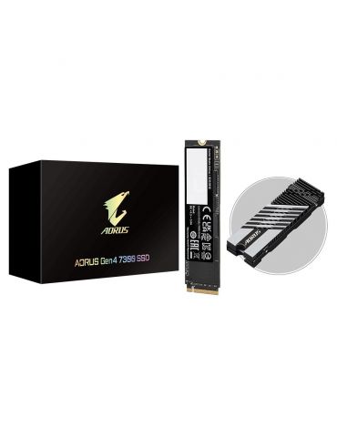 Gigabyte AORUS Gen4 7300 SSD 1TB M.2 1000 Giga Bites PCI Express 4.0 3D TLC NAND NVMe - Tik.ro