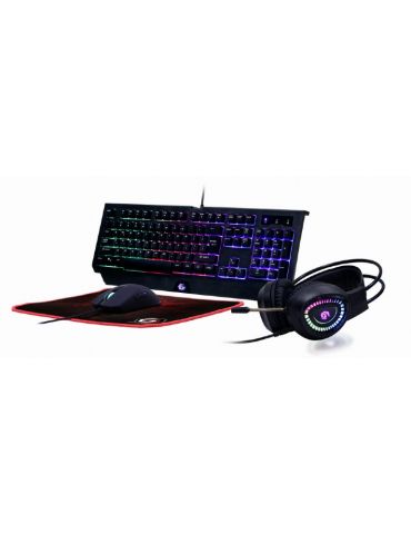 Gembird 4-in-1 backlight gaming kit phantom ru layout Gembird - 1