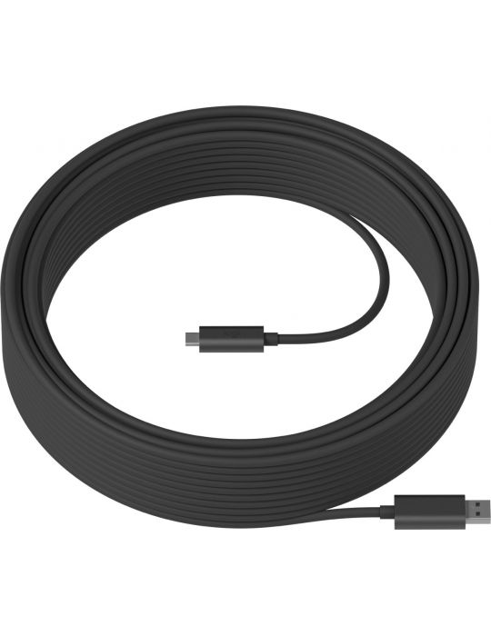Logitech Strong cabluri USB 10 m USB 3.2 Gen 2 (3.1 Gen 2) USB A USB C Grafit