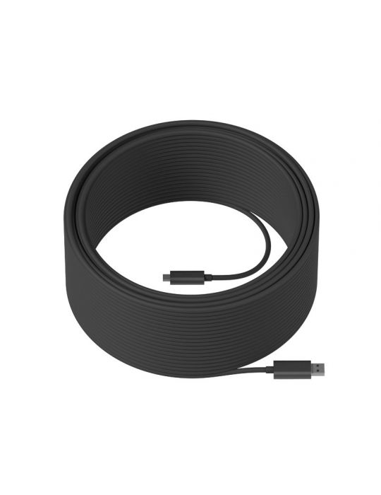 Logitech Strong cabluri USB 45 m USB 3.2 Gen 2 (3.1 Gen 2) USB A USB C Grafit