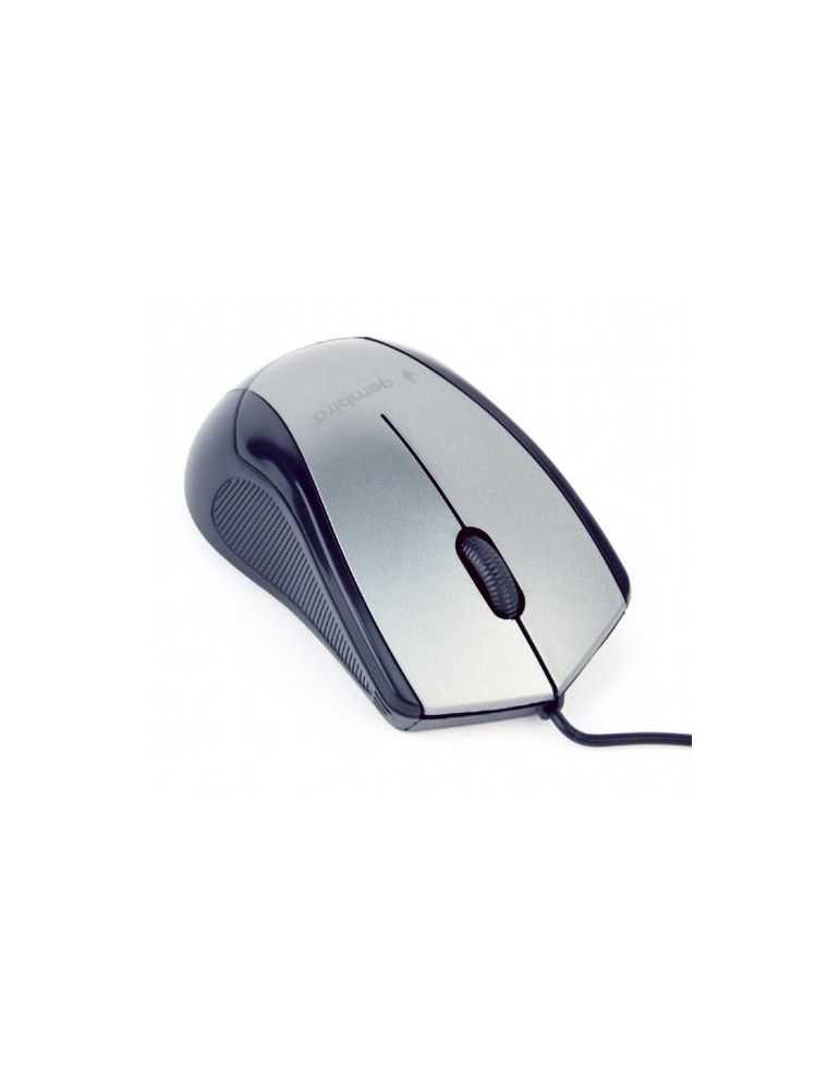 Mouse Optic Gembird, USB, 1000dpi, Black-Grey