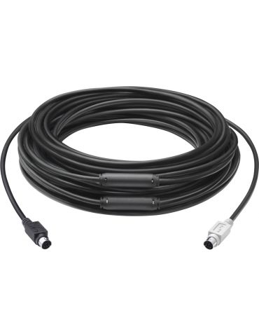 Logitech GROUP 15m Extender Cable cabluri PS 2 6-p Mini-DIN Negru - Tik.ro