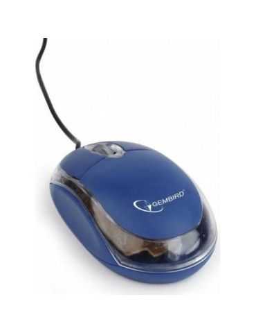 Mouse Optic Gembird MUS-U-01-BT, USB, Blue-Clear Gembird - 1 - Tik.ro