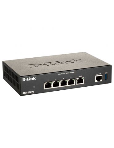 D-Link DSR-250V2 router wireless Gigabit Ethernet Negru