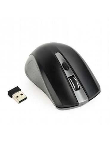 Mouse Optic Gembird MUSW-4B-04-GB, USB Wireless, Black-Grey Gembird - 1 - Tik.ro