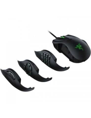 Mouse Optic Razer Naga Trinity, RGB LED, USB, Black-Green Razer - 1 - Tik.ro