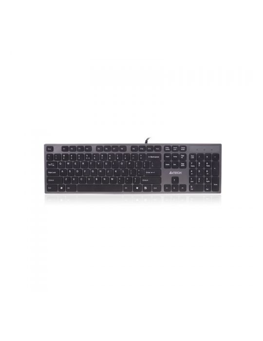 Tastatura A4tech KV-300H, USB, Isolation Grey A4tech - 1
