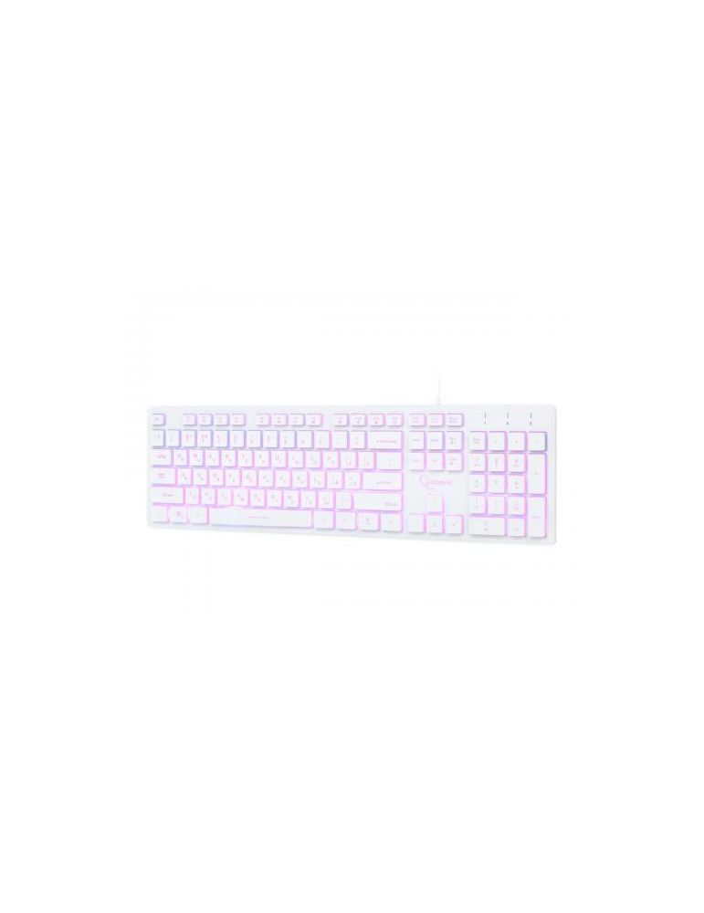 Tastatura Gembird KB-UML3-01-W-RU, 3-color LED, USB, Black