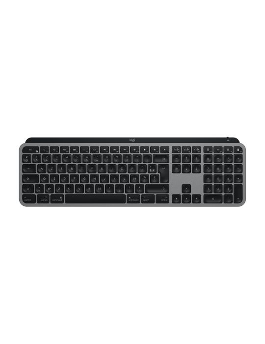 Logitech MX Keys for Mac Advanced Wireless Illuminated Keyboard tastaturi RF Wireless + Bluetooth QWERTY Englez Gri Logitech - 1