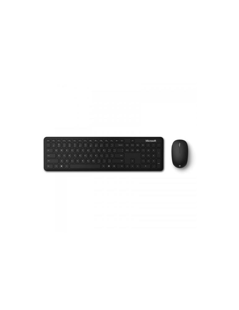 Kit Wireless Tastatura Microsoft QHG-00021, Bluetooth, Black + Mouse optic, Bluetooth, Black