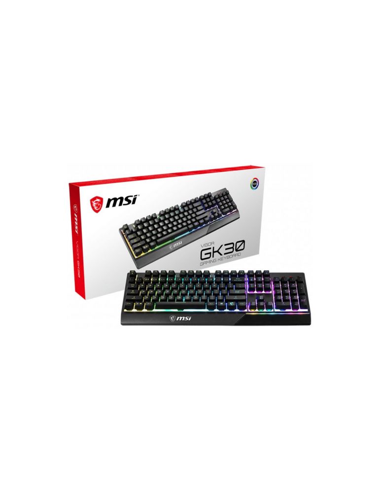 Tastatura MSI Vigor GK30, RGB LED, USB, Black