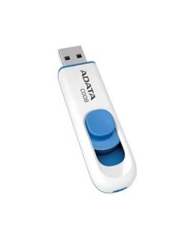 Stick Memorie A-Data C008, 32GB, Alb, USB 2.0 A-data - 1 - Tik.ro