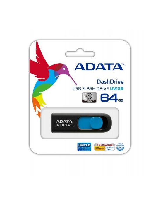 Stick Memorie A-Data UV128 64GB, USB3.0 A-data - 1
