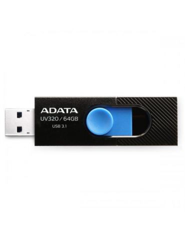 Stick Memorie AData UV320 64GB, USB 3.1, Black-Blue A-data - 1 - Tik.ro