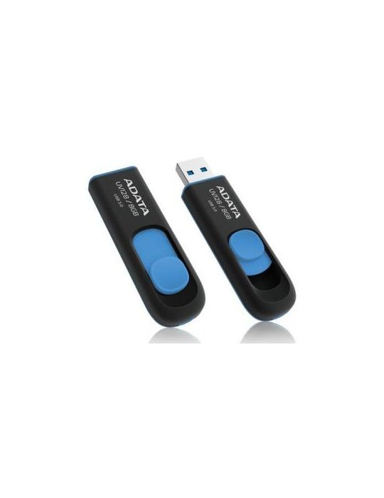 Stick memorie A-Data DashDrive UV128 256GB, USB 3.0, Black A-data - 1