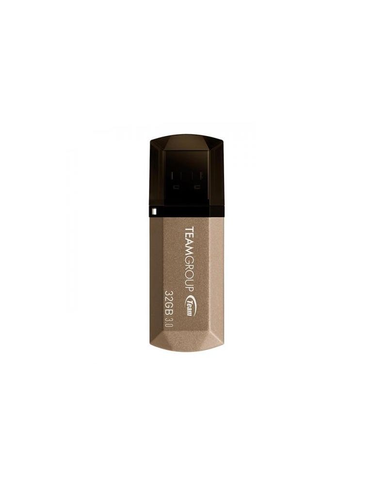 Stick memorie TeamGroup C155 32GB, USB 3.0, Gold