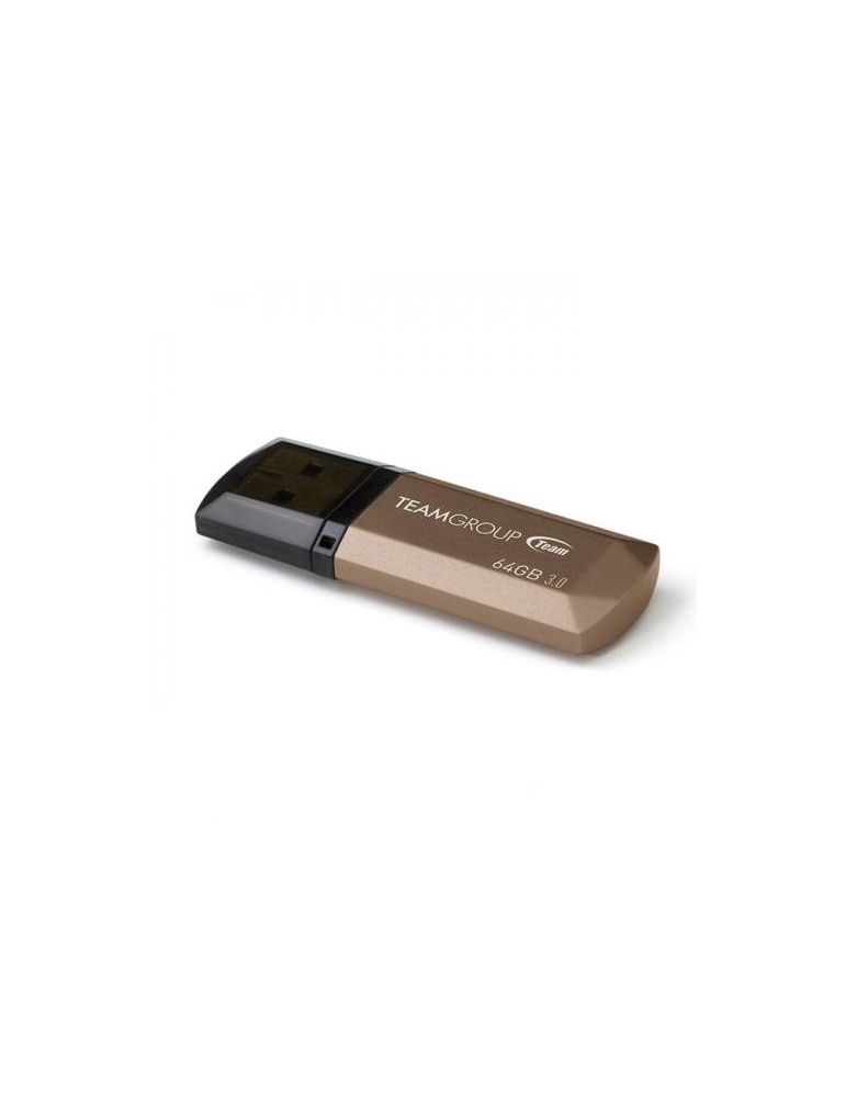 Stick memorie TeamGroup C155 64GB, USB 3.0, Gold