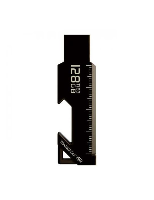 Stick memorie TeamGroup T183 128GB, USB 3.1, Black Team group - 1