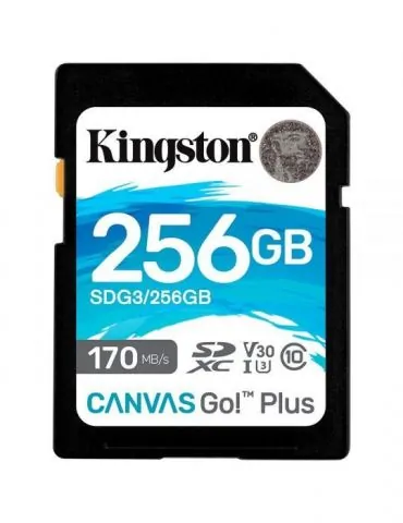 Kingston 256gb sdxc canvas go plus 170r c10 uhs-i u3 Kingston - 1 - Tik.ro