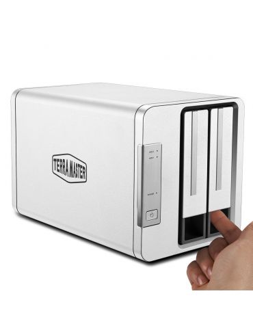 TerraMaster D2-310 matrici de Hard Disk-uri Spaţiul de lucru Argint