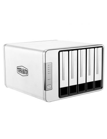 TerraMaster D5-300C matrici de Hard Disk-uri Spaţiul de lucru Negru, Gri
