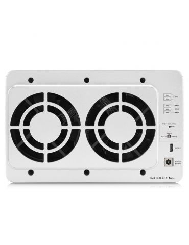 TerraMaster D5-300C matrici de Hard Disk-uri Spaţiul de lucru Negru, Gri