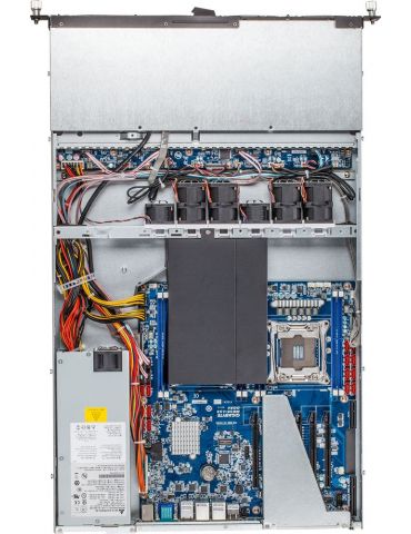 Gigabyte R160-S34 Intel® C612 LGA 2011-v3 Cabinet metalic (1U) Negru, Gri