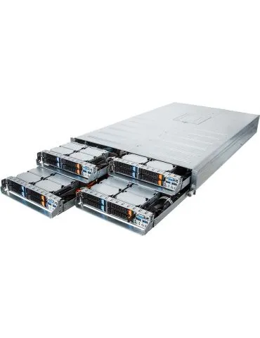 Gigabyte H27N-H70 Intel® C612 LGA 2011-v3 Cabinet metalic (2U) Negru, Gri - Tik.ro