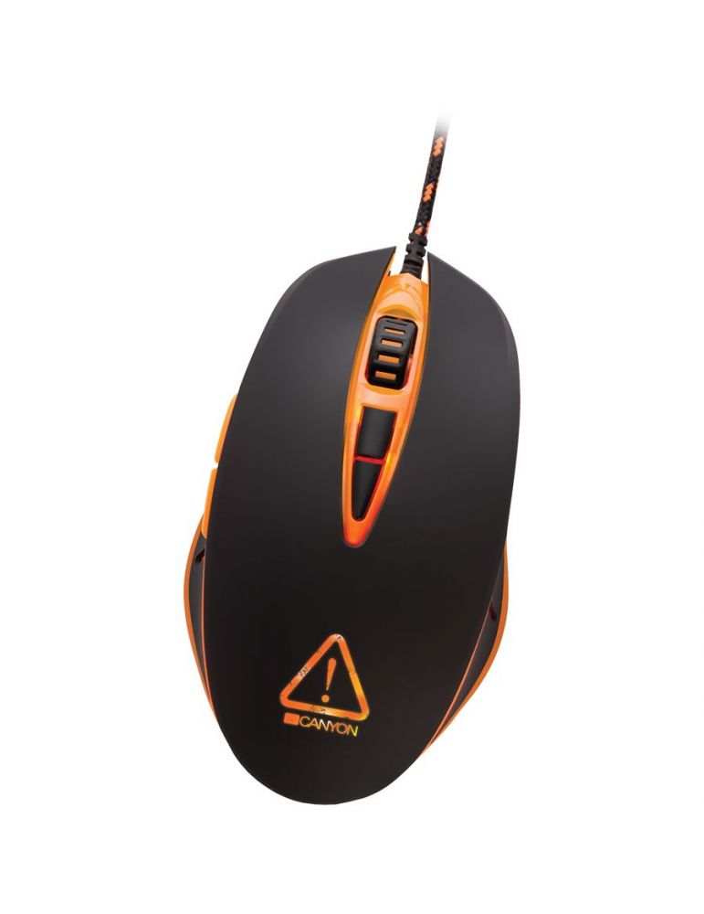Canyon optical gaming mouse adjustable dpi setting 800/1600/2400/4800 led backlight