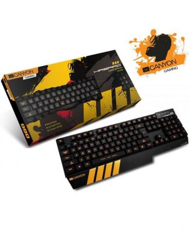 Canyon gaming keyboard cns-skb7 “hazard” (branded cable usb 104 illuminated Canyon - 1