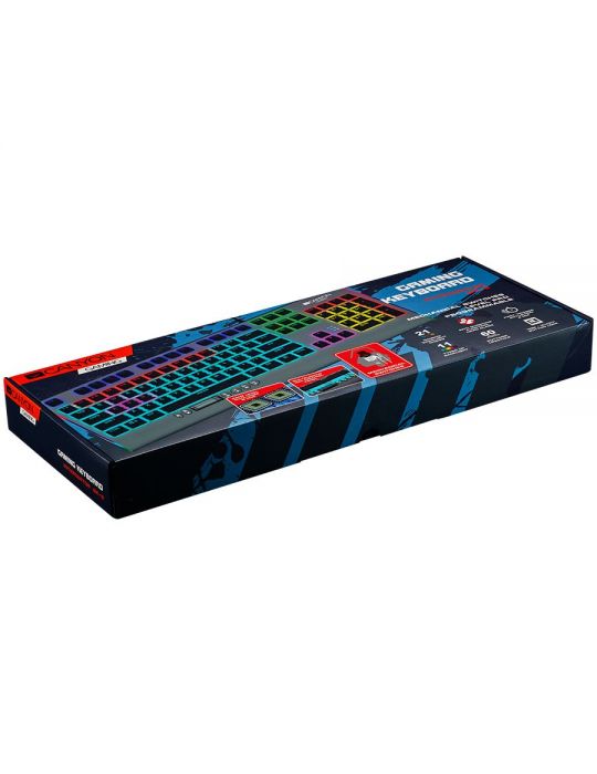 Canyon wired multimedia gaming keyboard with lighting effect 20pcs rainbow Canyon - 1