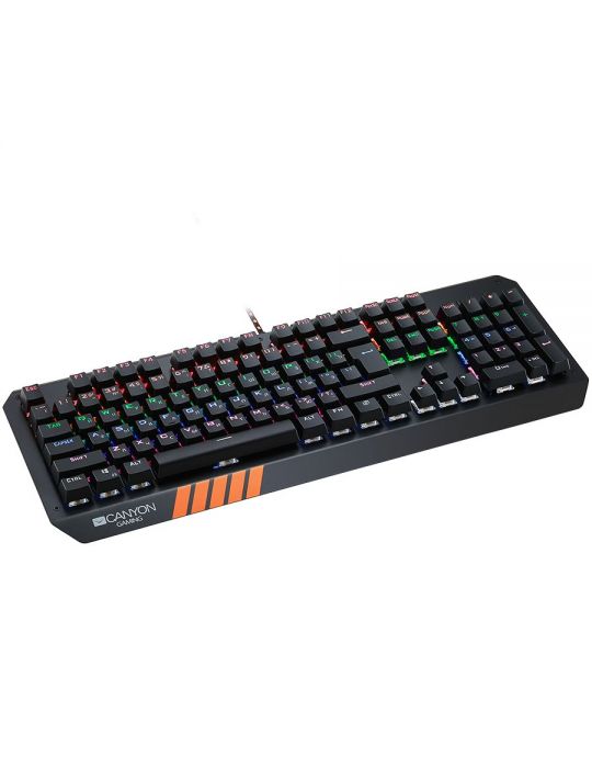 Canyon wired multimedia gaming keyboard with lighting effect 108pcs rainbow Canyon - 1