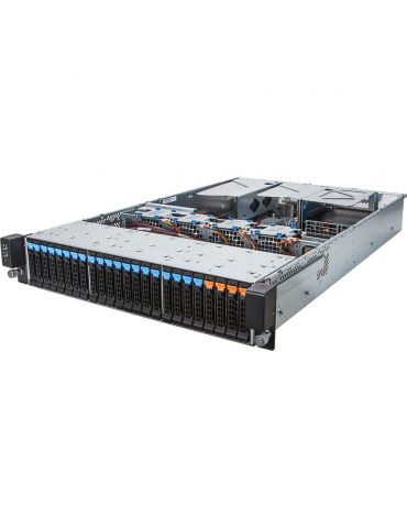 Gigabyte R28N-F2O Intel® C612 LGA 2011-v3 Cabinet metalic (2U) Negru, Gri - Tik.ro