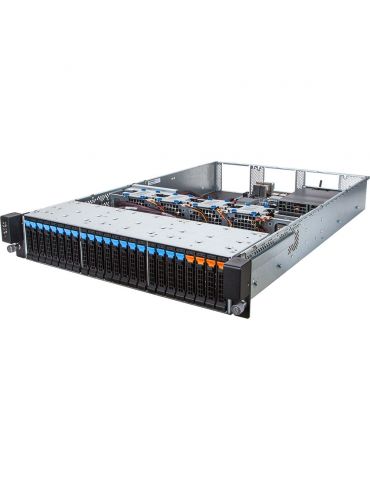 Gigabyte R28N-F2O Intel® C612 LGA 2011-v3 Cabinet metalic (2U) Negru, Gri