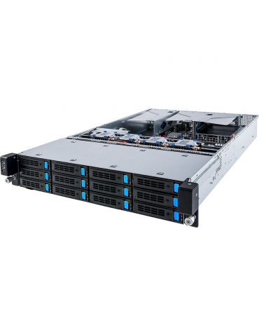 Gigabyte R280-F3C Intel® C612 LGA 2011-v3 Cabinet metalic (2U) Negru, Gri - Tik.ro