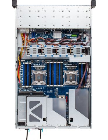 Gigabyte R280-G2O Intel® C612 LGA 2011-v3 Cabinet metalic (2U) Negru, Gri