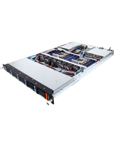Gigabyte R18N-F2A Intel® C612 LGA 2011-v3 Cabinet metalic (1U) Negru, Gri - Tik.ro