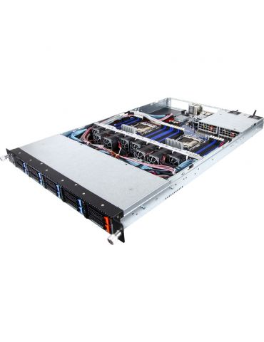 Gigabyte R18N-F2A Intel® C612 LGA 2011-v3 Cabinet metalic (1U) Negru, Gri