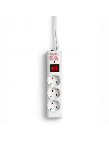 Salicru 680BA000001 dispozitive de protecție la supratensiuni Alb 3 ieșire(i) AC 250 V 1,5 m - Tik.ro