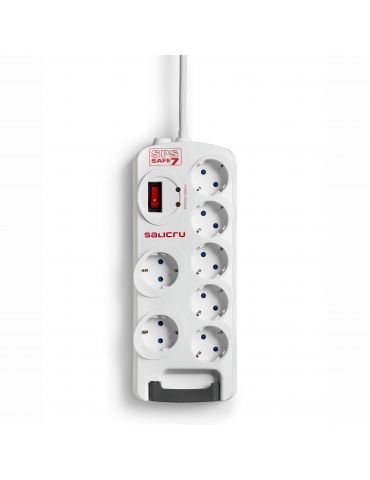Salicru 680BA000006 dispozitive de protecție la supratensiuni Alb 7 ieșire(i) AC 250 V 1,8 m - Tik.ro
