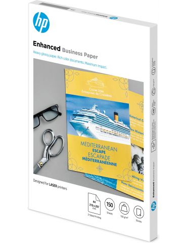 HP Hârtie lucioasă laser Professional 150 g mp - 150 coli A4 210 x 297 mm