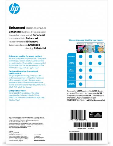 HP Hârtie lucioasă laser Professional 150 g mp - 150 coli A4 210 x 297 mm