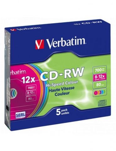 Cd-rw colour surface 12x... - Tik.ro