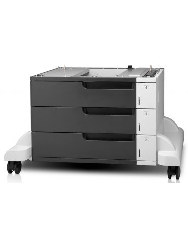 HP LaserJet Alimentator de hârtie şi suport 3x500-sheet