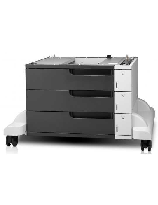 HP LaserJet Alimentator de hârtie şi suport 3x500-sheet