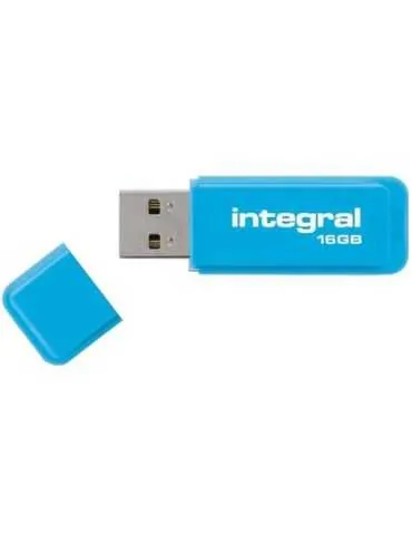 Stick memorie Integral Pendrive, 16GB, USB 3.0, Neon Blue Integral memory plc - 1